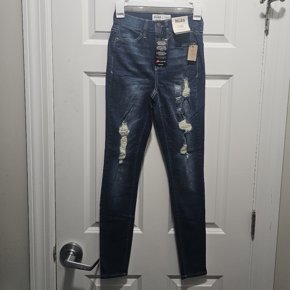 NWT Mudd Junior's High Rise Jeggings Size: 1
